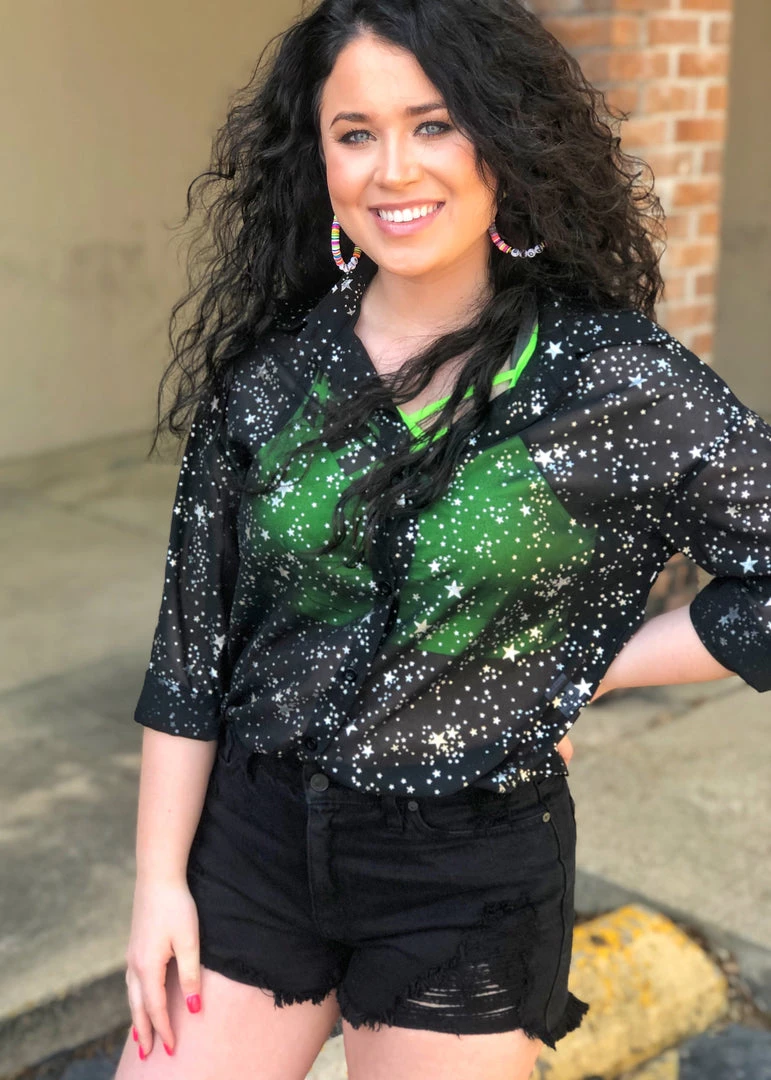 Day G Clearance The Rising Star Topp In Silver - FINAL SALE 4 Day G Clearance The Rising Star Topp In Silver - FINAL SALE