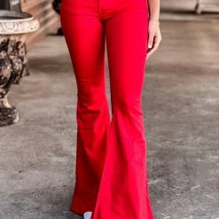 GJG New Shenandoah Bell Bottoms In Red 11 GJG New Shenandoah Bell Bottoms In Red