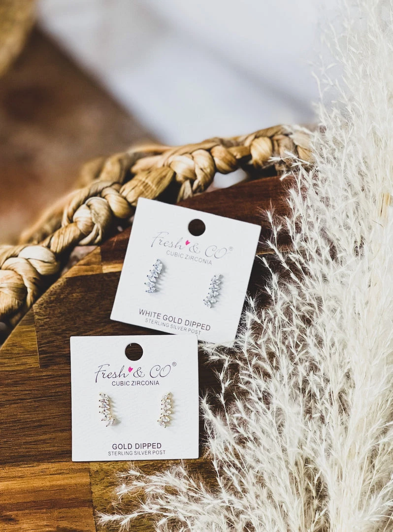 Gypsy Waltz Jewelry Sandia Rhinestone Earrings (2 Colors) 3 Gypsy Waltz Jewelry Sandia Rhinestone Earrings (2 Colors)