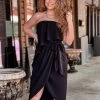 Gypsy Waltz Clothing Pecan Hill Wrap Dress In Black