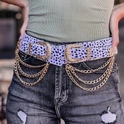 Gypsy Waltz Havana Belt In White Clothing