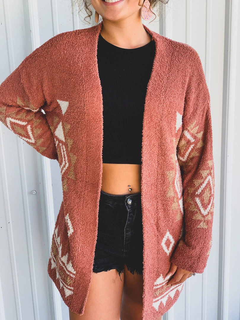 Very J Clothing The Schertz Cardigan In Rust 15 Very J Clothing The Schertz Cardigan In Rust