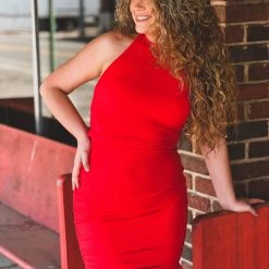 Gypsy Waltz Riesel Dress In Red New