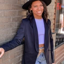 Hidden Brand Stanton Blazer In Black Clothing