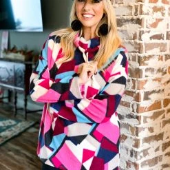 P & Rose Clearance The Geronimo Pullover In Pink - FINAL SALE