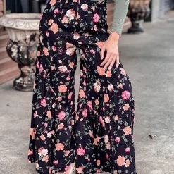 Gypsy Waltz Noonday Floral Wide Leg Pants