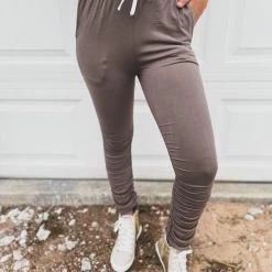 Capella SCREENBUSTER Ruched Two Piece Set In Taupe Special Daily Deals