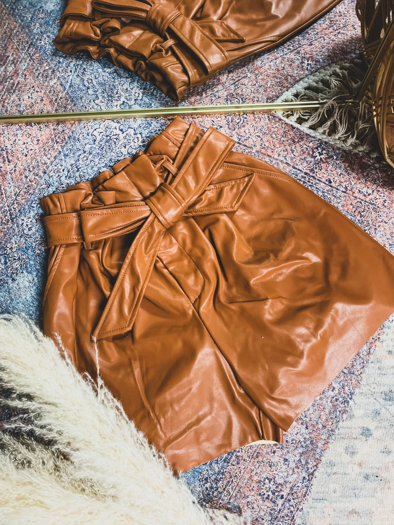 Itssy DAILY DEAL Tie Waist Short In Camel Special Daily Deals 10 Itssy DAILY DEAL Tie Waist Short In Camel Special Daily Deals