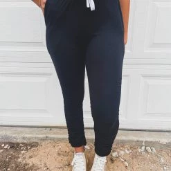 Capella SCREENBUSTER Ruched Two Piece Set In Black