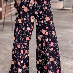 Gypsy Waltz Noonday Floral Wide Leg Pants