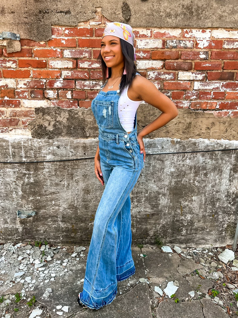 Gypsy Waltz Clothing Gilmer Wide Leg Denim Overalls 6 Gypsy Waltz Clothing Gilmer Wide Leg Denim Overalls