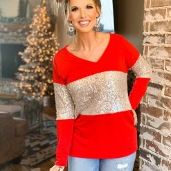 BIBI The Holliday Topp In Red