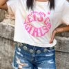 Honestee Clothing Stockdale Let's Go Girls Crop Tee