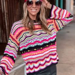 Miss Sparkling The Pharr Top In Pink