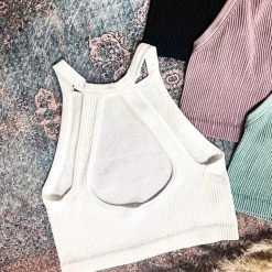 Gypsy Waltz San Benito Halter Neck Crop Top (4 Colors) Clothing