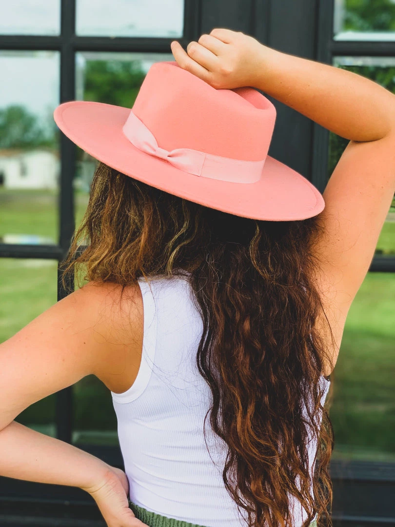 Rokoko The Domino Hat In Coral 3 Rokoko The Domino Hat In Coral