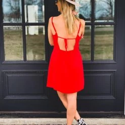 Gypsy Waltz Ovilla Dresss In Red