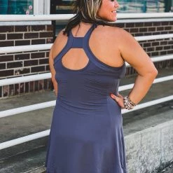 Gypsy Waltz New Missouri City Athletic Dress In Gray In Curvy 14 Gypsy Waltz New Missouri City Athletic Dress In Gray In Curvy