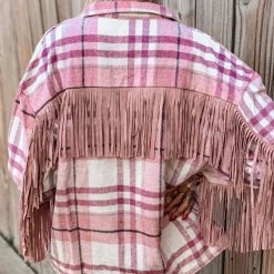 Fantastic Fawn The Spur Fringe Shacket Clothing