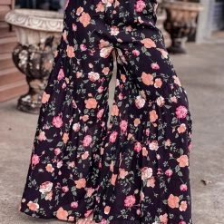 Gypsy Waltz Noonday Floral Wide Leg Pants