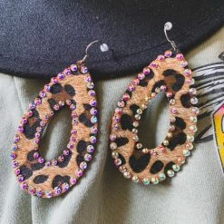 Gypsy Waltz Marion Leopard Earrings Jewelry