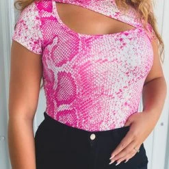 Gypsy Waltz Killeen Body Suit In Pink