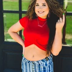 Heart & Hips The Detroit Crop Topp 12 Heart & Hips The Detroit Crop Topp