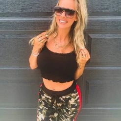 Heart And Hips Clearance The Palmview Tank Topp In Black 13 Heart And Hips Clearance The Palmview Tank Topp In Black