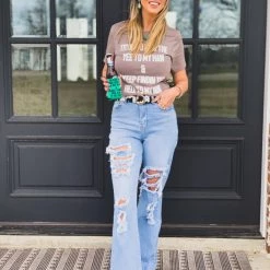 Gypsy Waltz New Owl Ranch Distressed Pants 26 Gypsy Waltz New Owl Ranch Distressed Pants