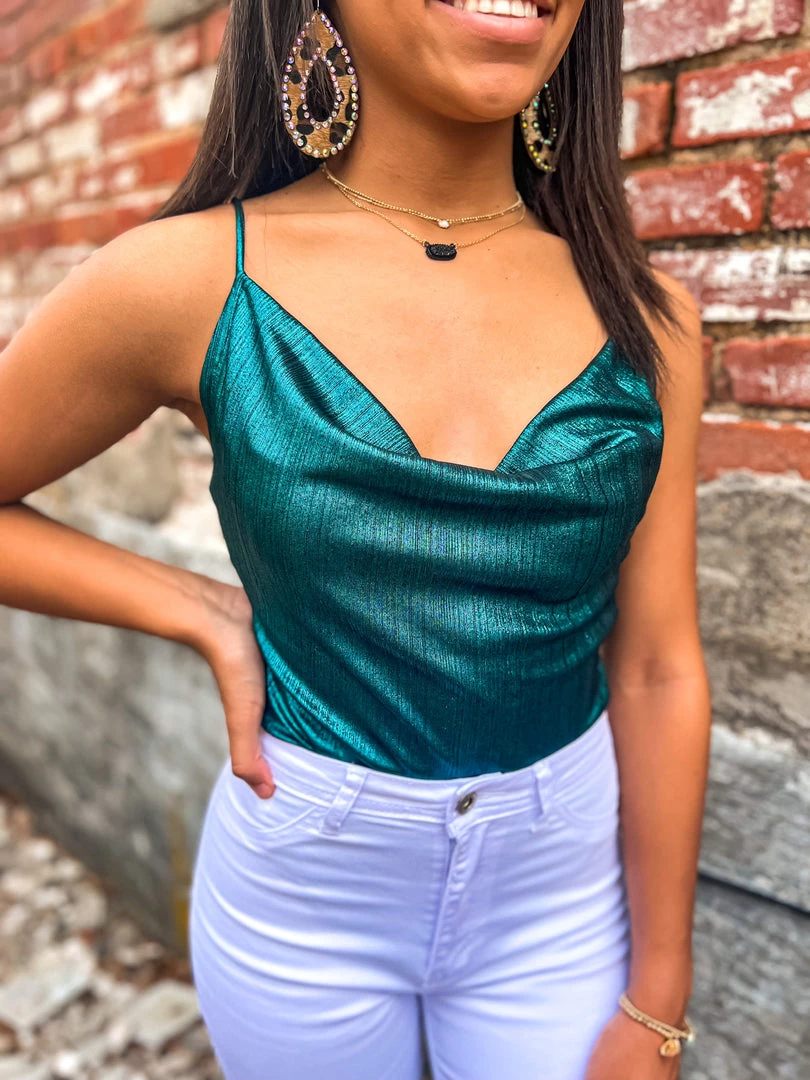 Gypsy Waltz Hedley Shimmer Body Suit In Teal 6 Gypsy Waltz Hedley Shimmer Body Suit In Teal