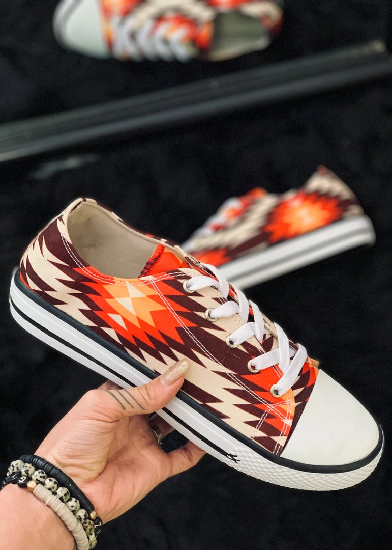 Miami Shoe Clearance The La Grange Red Aztec Sneaker 3 Miami Shoe Clearance The La Grange Red Aztec Sneaker