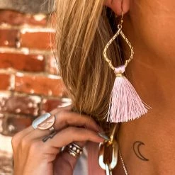 Gypsy Waltz New Rio Vista Earrings In Lavender