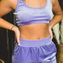 Better Be SCREENBUSTER Velvet Crop Bralette In Purple Special Daily Deals 13 Better Be SCREENBUSTER Velvet Crop Bralette In Purple Special Daily Deals