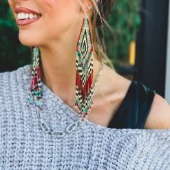 Bosuk Jewelry The Malone Beaded Earrings 9 Bosuk Jewelry The Malone Beaded Earrings