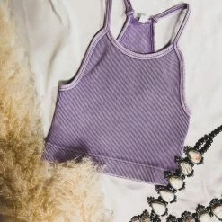 Zenana Clothing Wylie Brami Crop Top In Lavender 7 Zenana Clothing Wylie Brami Crop Top In Lavender