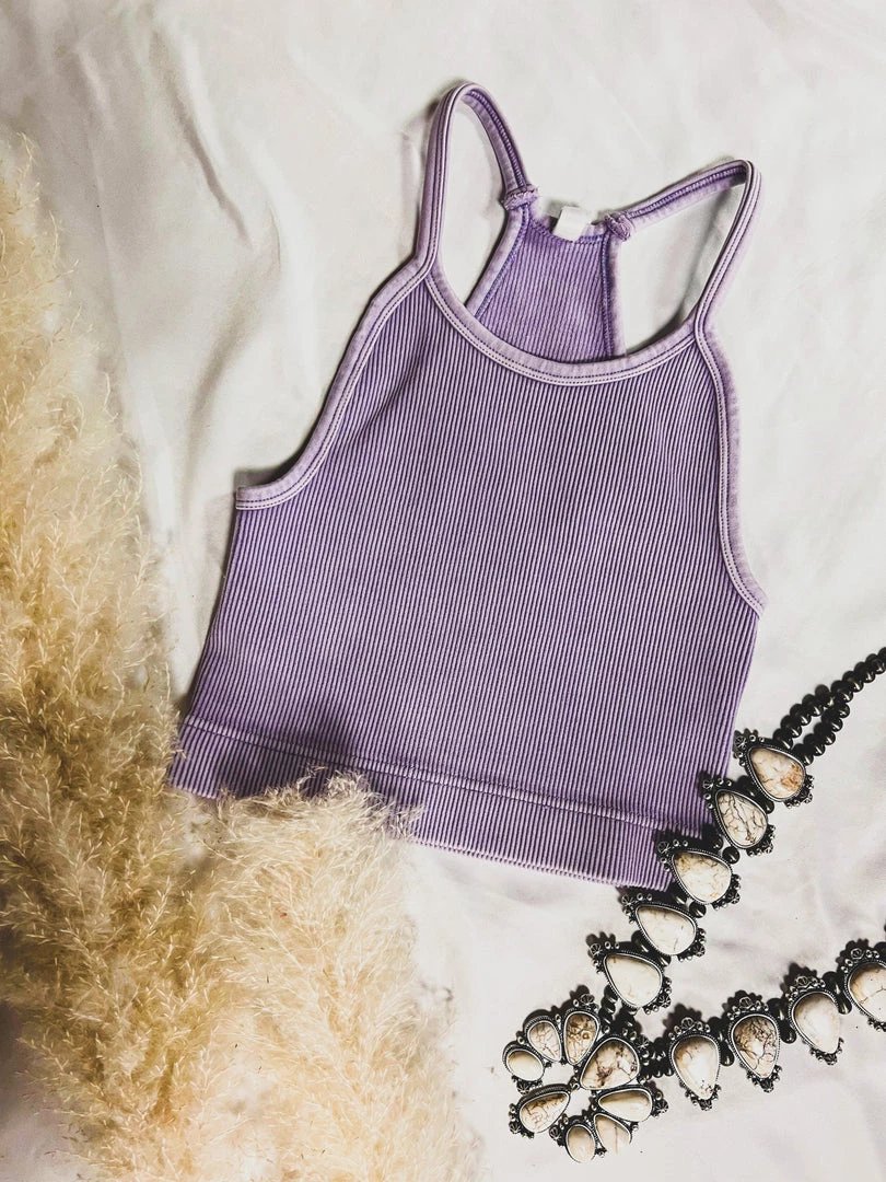 Zenana Clothing Wylie Brami Crop Top In Lavender 5 Zenana Clothing Wylie Brami Crop Top In Lavender