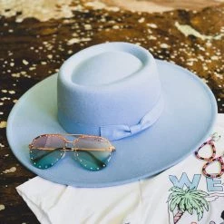 Cap Zone New Sanger Hat In Blue 24 Cap Zone New Sanger Hat In Blue