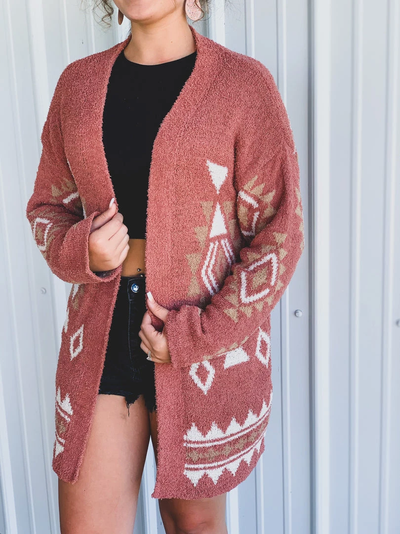 Very J Clothing The Schertz Cardigan In Rust 7 Very J Clothing The Schertz Cardigan In Rust