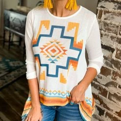 Phil Love Clearance The Tahoka Topp In White