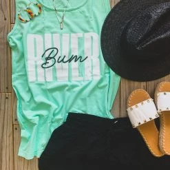 Twisted Pelican The River Oaks Tank Topp (S-2X) Clearance