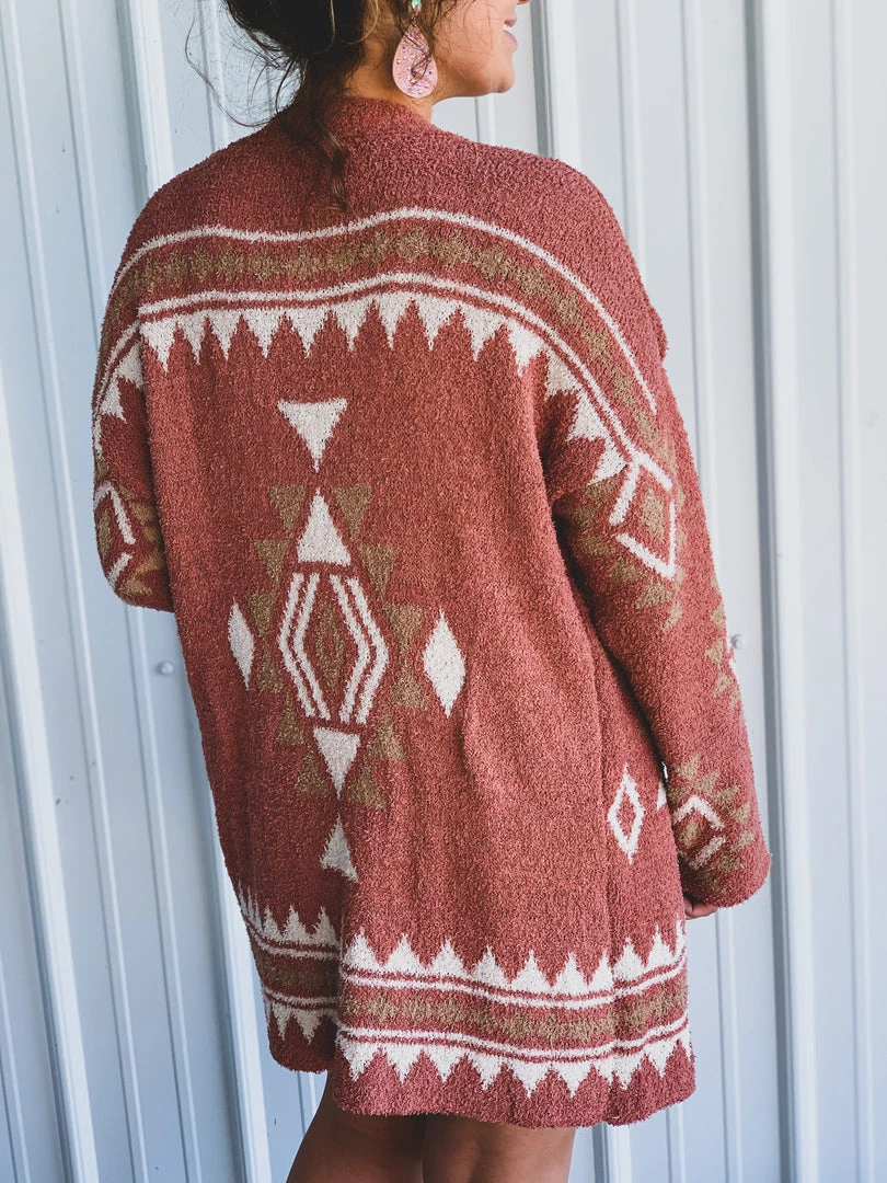 Very J Clothing The Schertz Cardigan In Rust 13 Very J Clothing The Schertz Cardigan In Rust