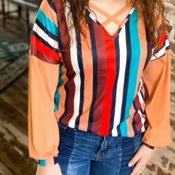 Lady Charm Decatur Topp (S-3X) - FINAL SALE Clearance