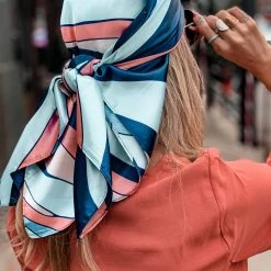 Cap Zone SCREENBUSTER Wild Rag Head Scarf In Retro Stipe