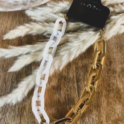 Medy Jewelry Special Daily Deals SCREENBUSTER Gold And White Chain Ncklce