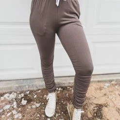 Capella SCREENBUSTER Ruched Two Piece Set In Taupe Special Daily Deals