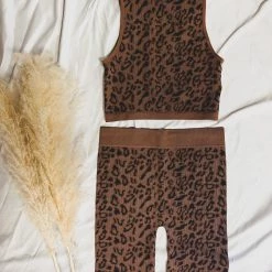 Gypsy Waltz Keene Leopard Print Top New