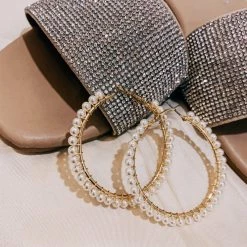 Gypsy Waltz Jewelry Mini Pearland Hoops