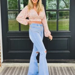 Gypsy Waltz Clothing Distressed Ropesville MAGIC Bell Bottoms (S-3X)