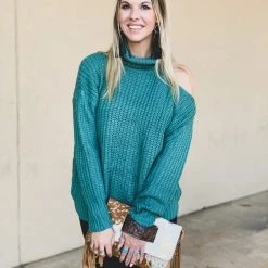 La Mel Clearance The Cameron Sweaterr In Olive