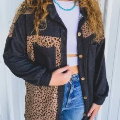 Lovely Melody The Bullard Leopard Shacket (S-3X)